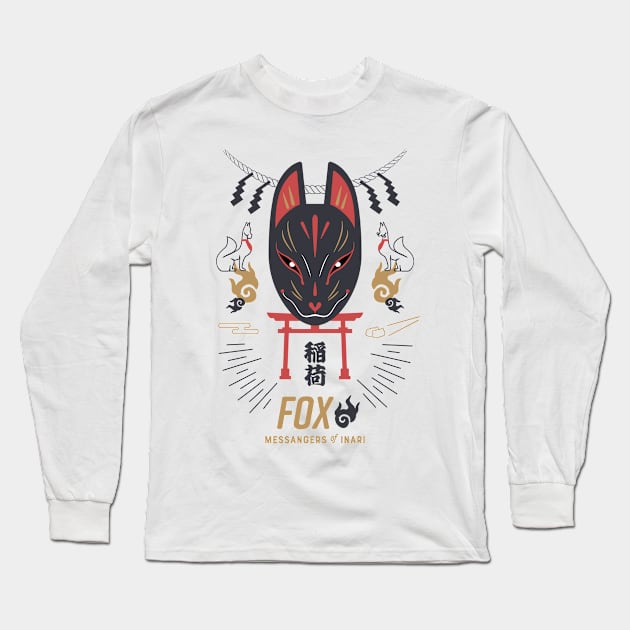 FOX - Messengers of INARI God Long Sleeve T-Shirt by 9bd.esign